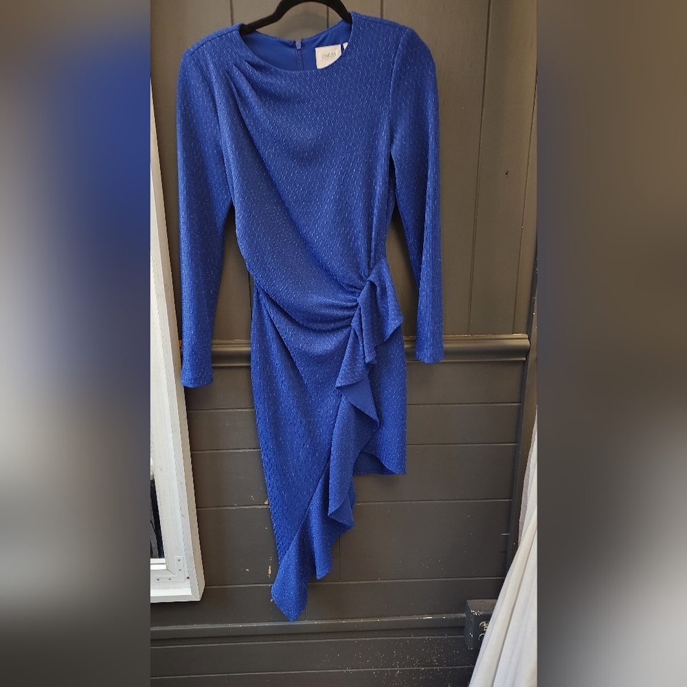 One 33 Cobalt Blue Sparkle Dress
